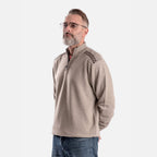 Cavallio Cotton Half Zip Jumper (Size L) - Beige