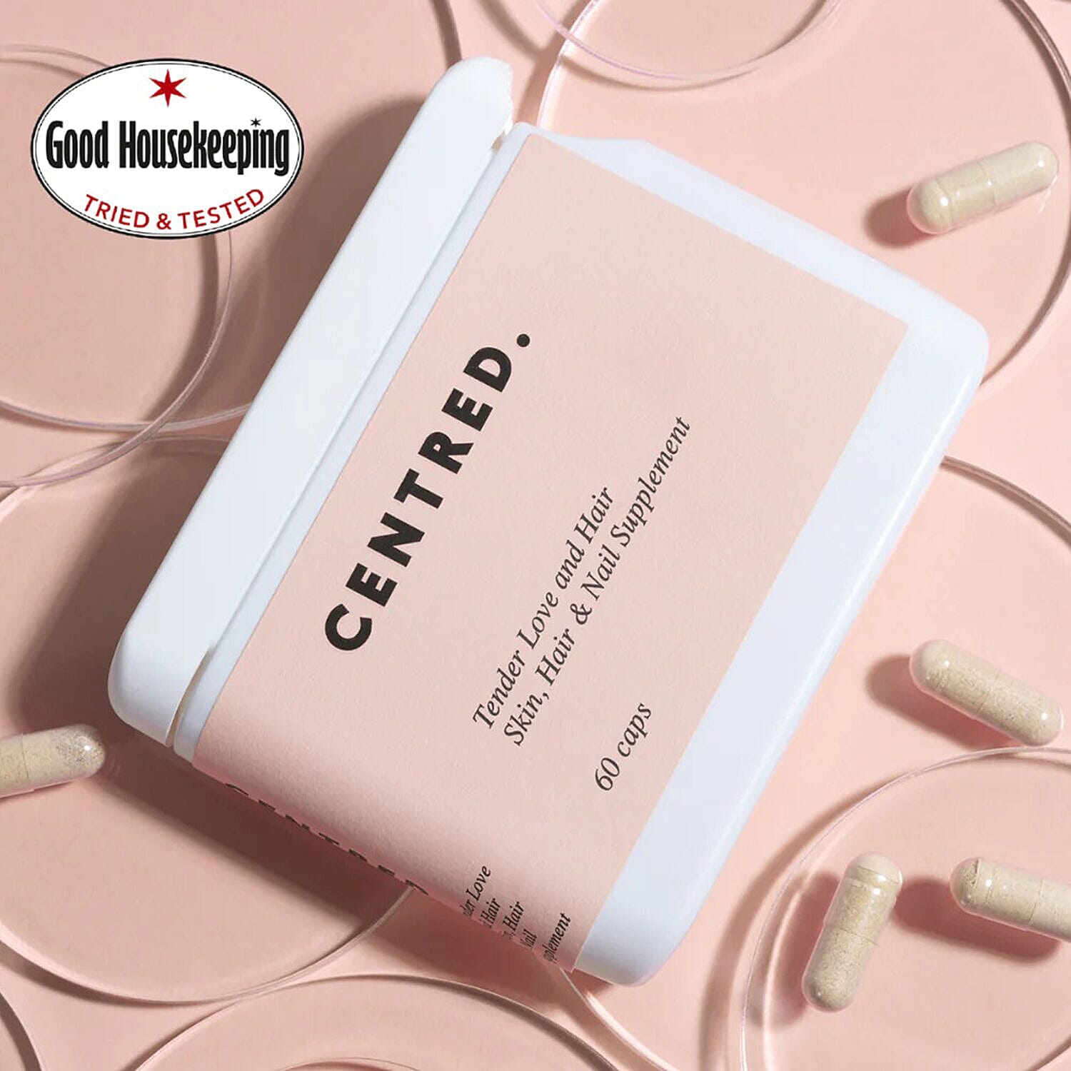 Centred Tender Love and Hair Supplement - 60 Capsules