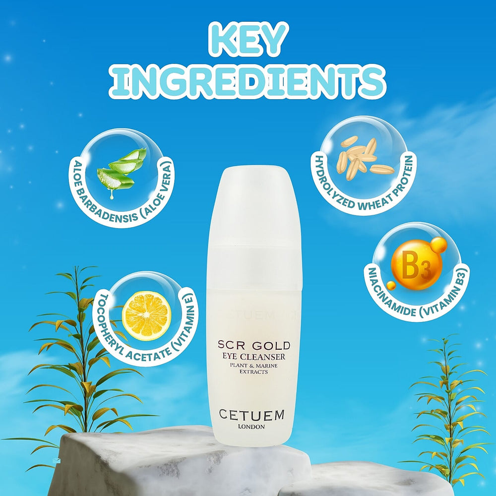 Cetuem Eye Cleanser - Lash & Brow Strengthener