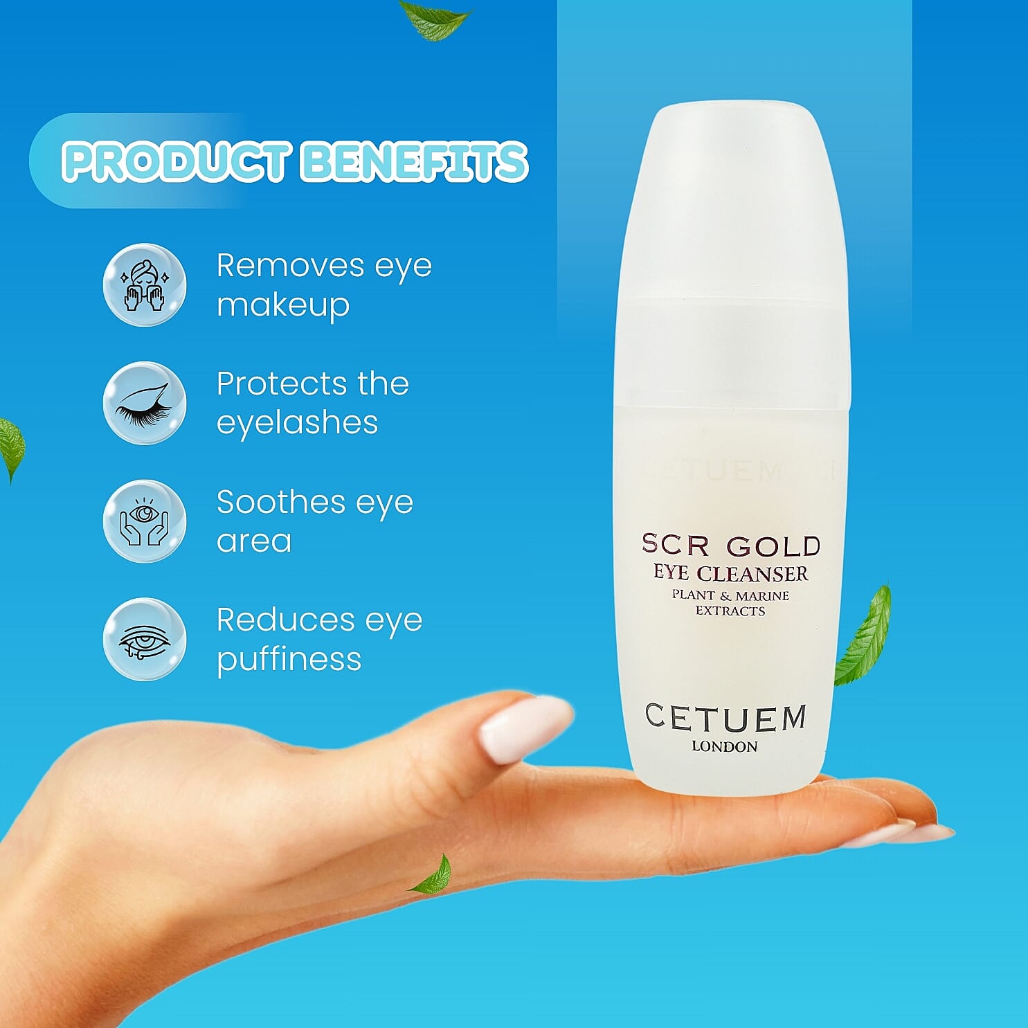Cetuem Eye Cleanser - Lash & Brow Strengthener