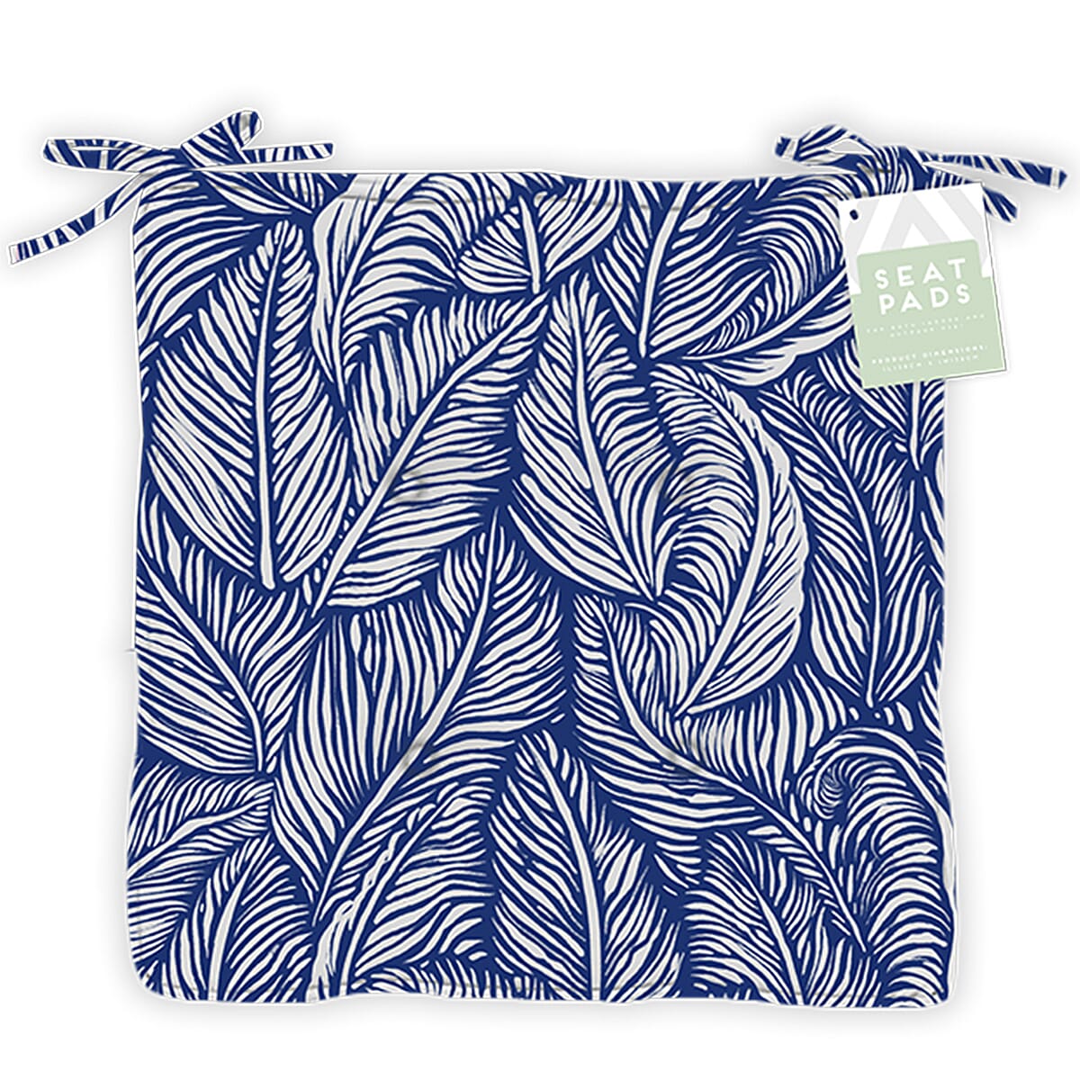 Chair Pads (Size 41x1 cm) - Dark Blue