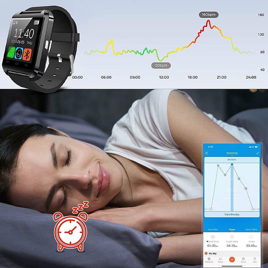 Challenger- Bluetooth Smart Watch - Black
