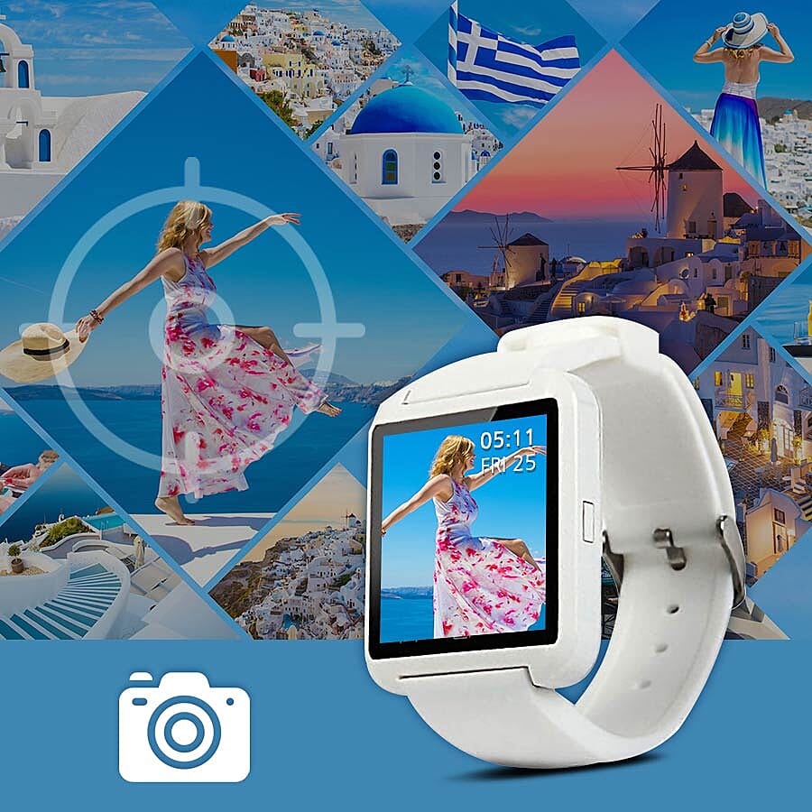 Challenger- Bluetooth Smart Watch - White