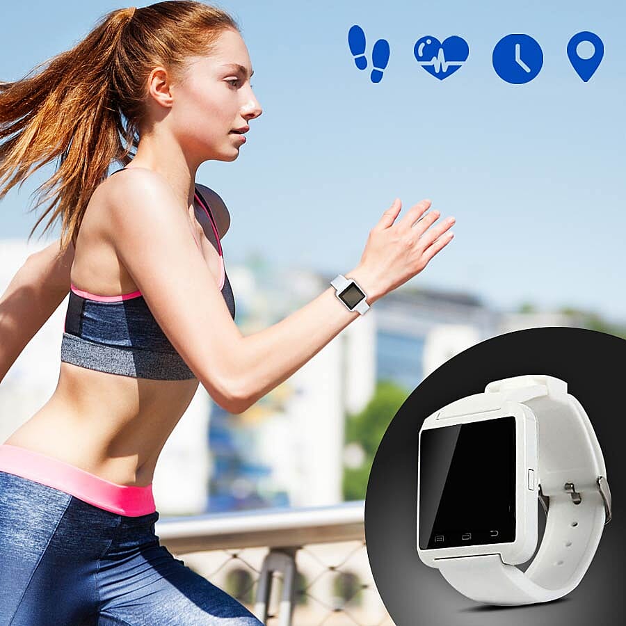 Challenger- Bluetooth Smart Watch - White