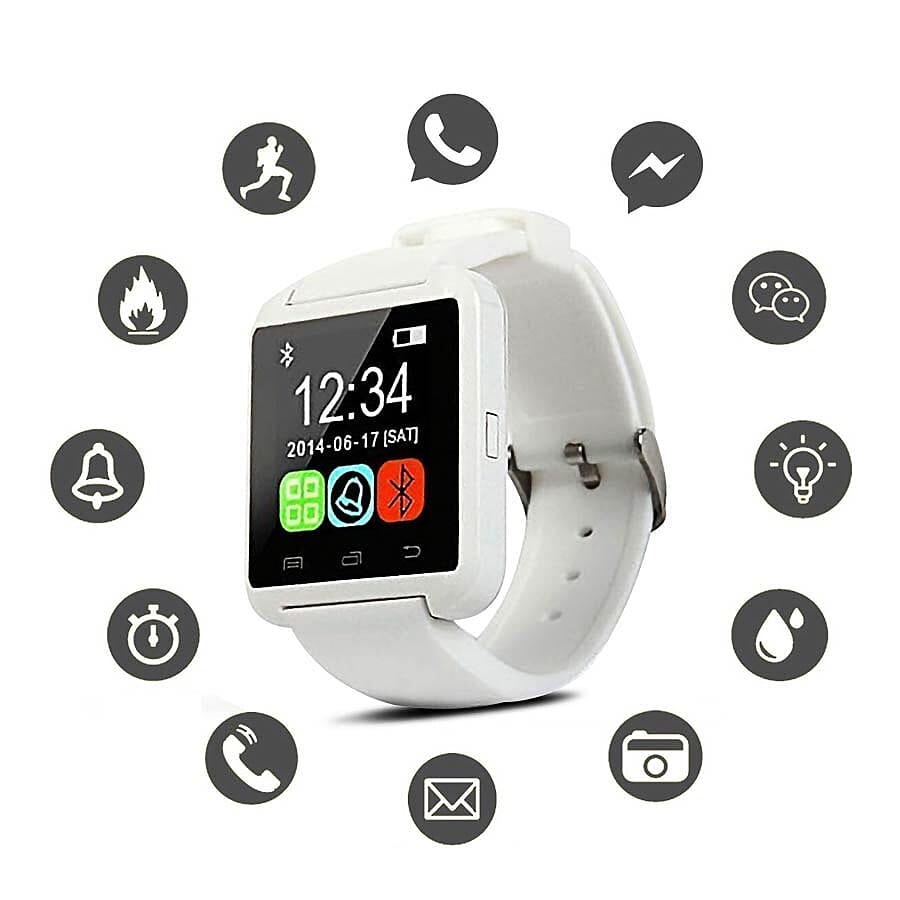 Challenger- Bluetooth Smart Watch - White