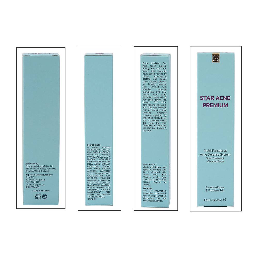 ChanSawang- Star Acne Premium-Spot Treatment - Clearing Mask - 15ml