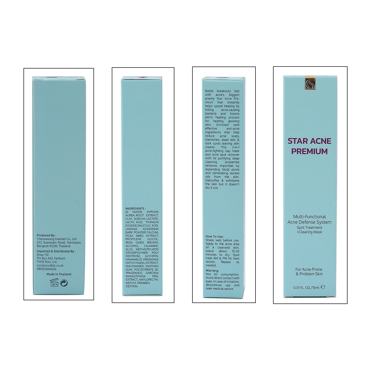 ChanSawang- Star Acne Premium-Spot Treatment - Clearing Mask - 15ml