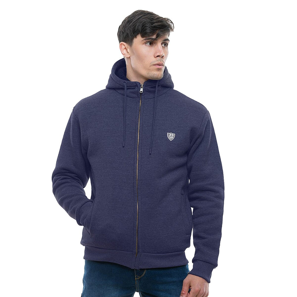 Charles Norton Cotton Knitted Jacket (Size L) - Navy