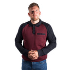 Charles Norton Waylon Cotton Blend Sweatshirt  - Maroon