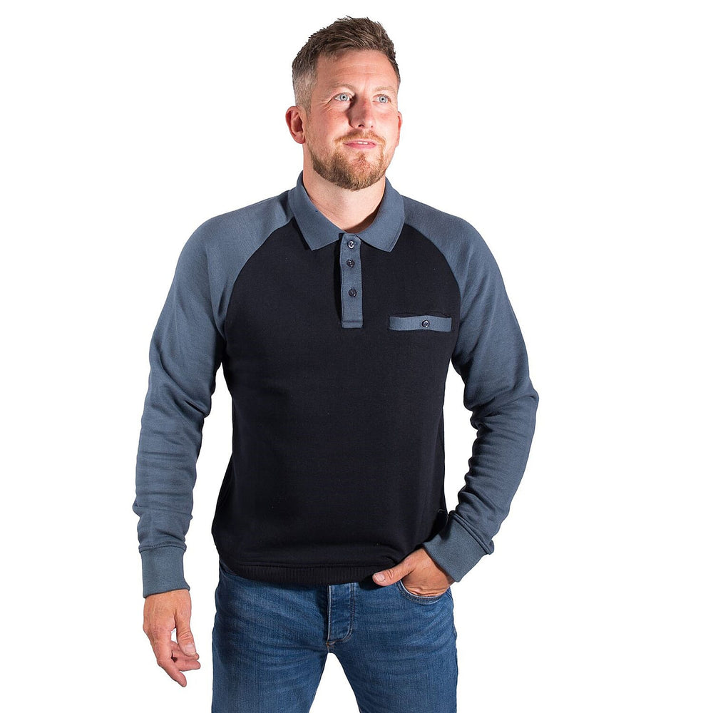 Charles Norton Waylon Cotton Blend Sweatshirt - Navy