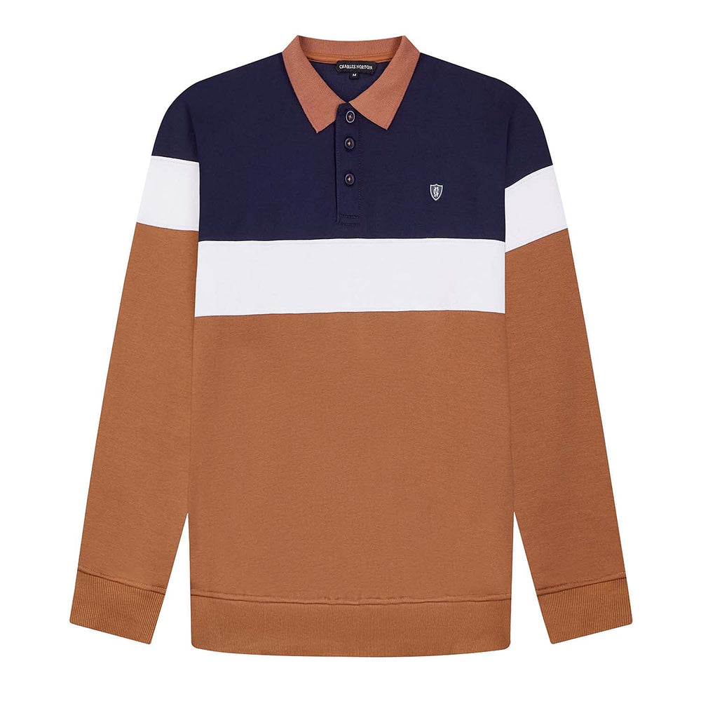 Charles Norton Cotton Sweat Shirt (Size - Large) - Beige
