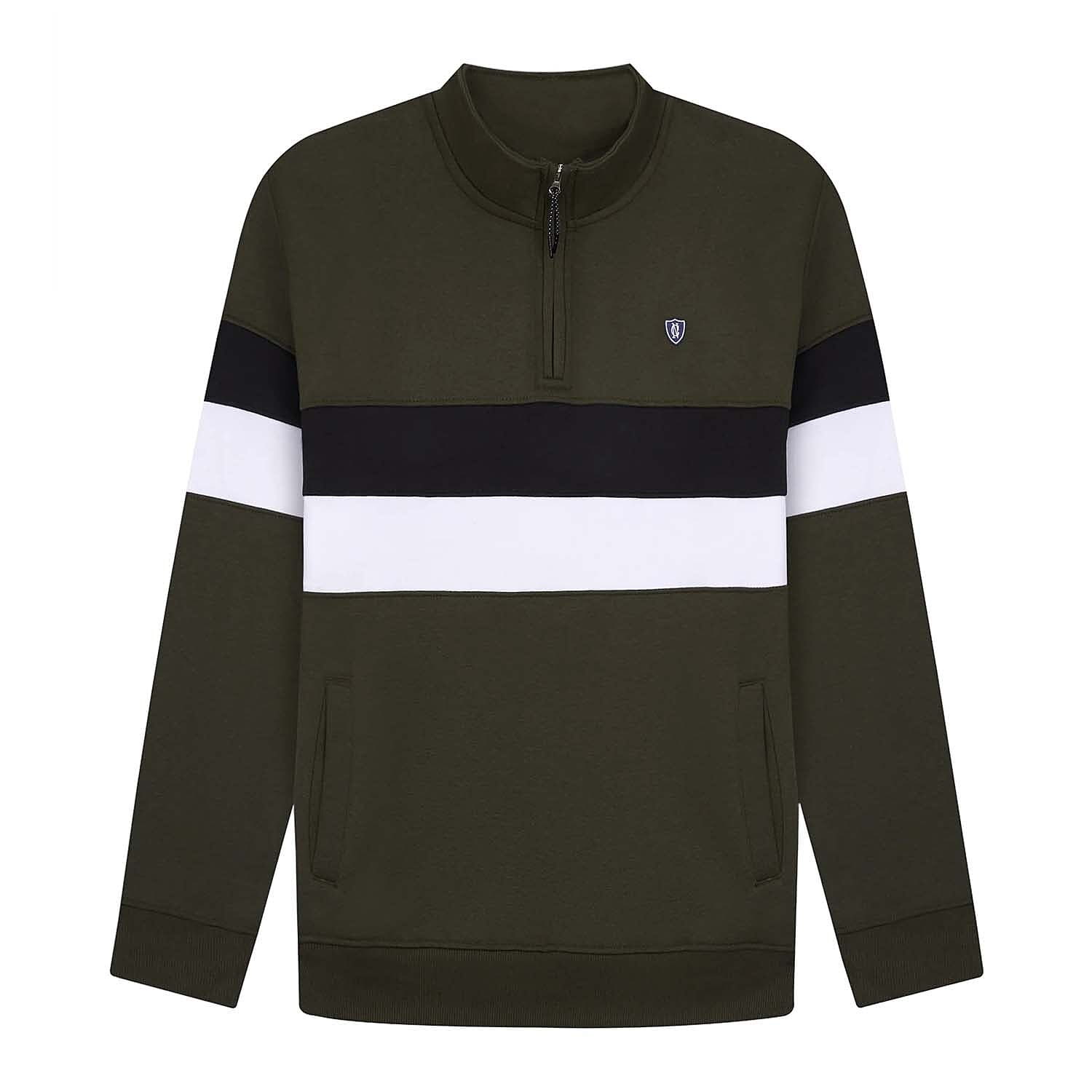 Charles Norton Cotton Sweat Shirt (Size - Large) - Green
