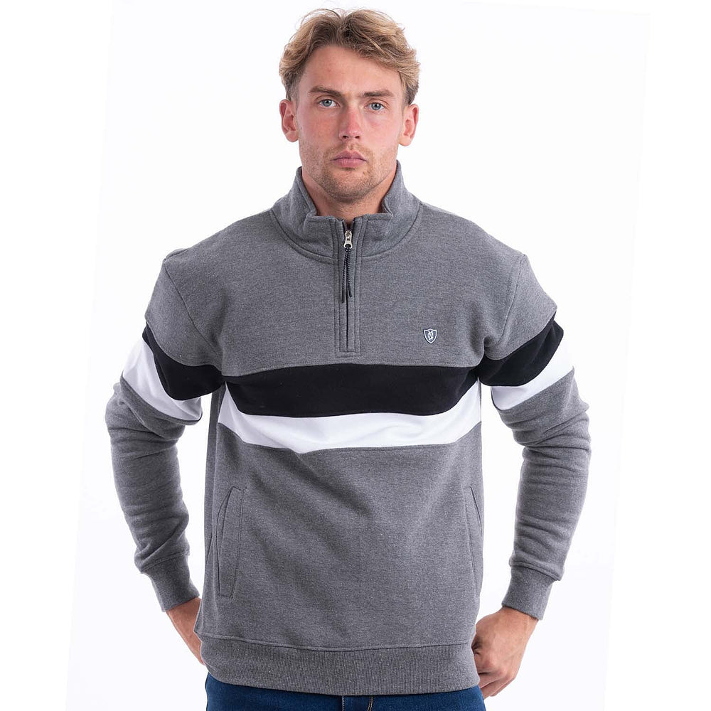 Charles Norton Cotton Sweat Shirt (Size - Medium) - Grey