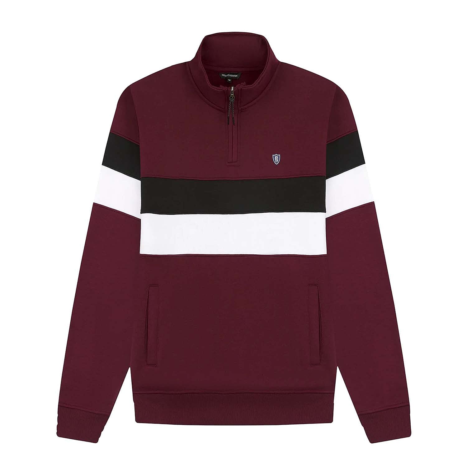 Charles Norton Cotton Sweat Shirt (Size - XL) - Maroon