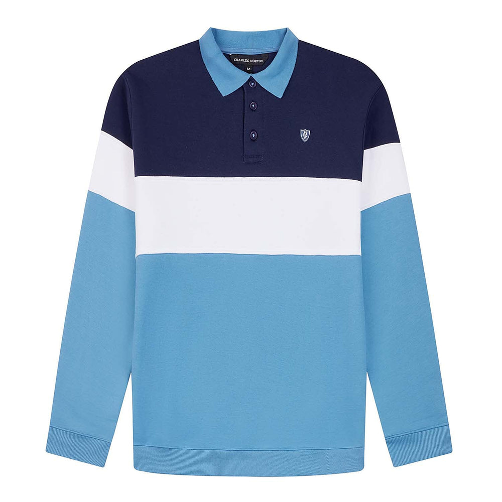 Charles Norton Cotton Sweat Shirt (Size - XXL) - Blue