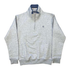 Charles Norton Cotton Quarter Zip Sweatshirt (Size XXL) - Grey