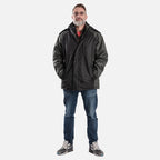 Charles Norton Polyester Jacket (Size 1x1 cm) - Black