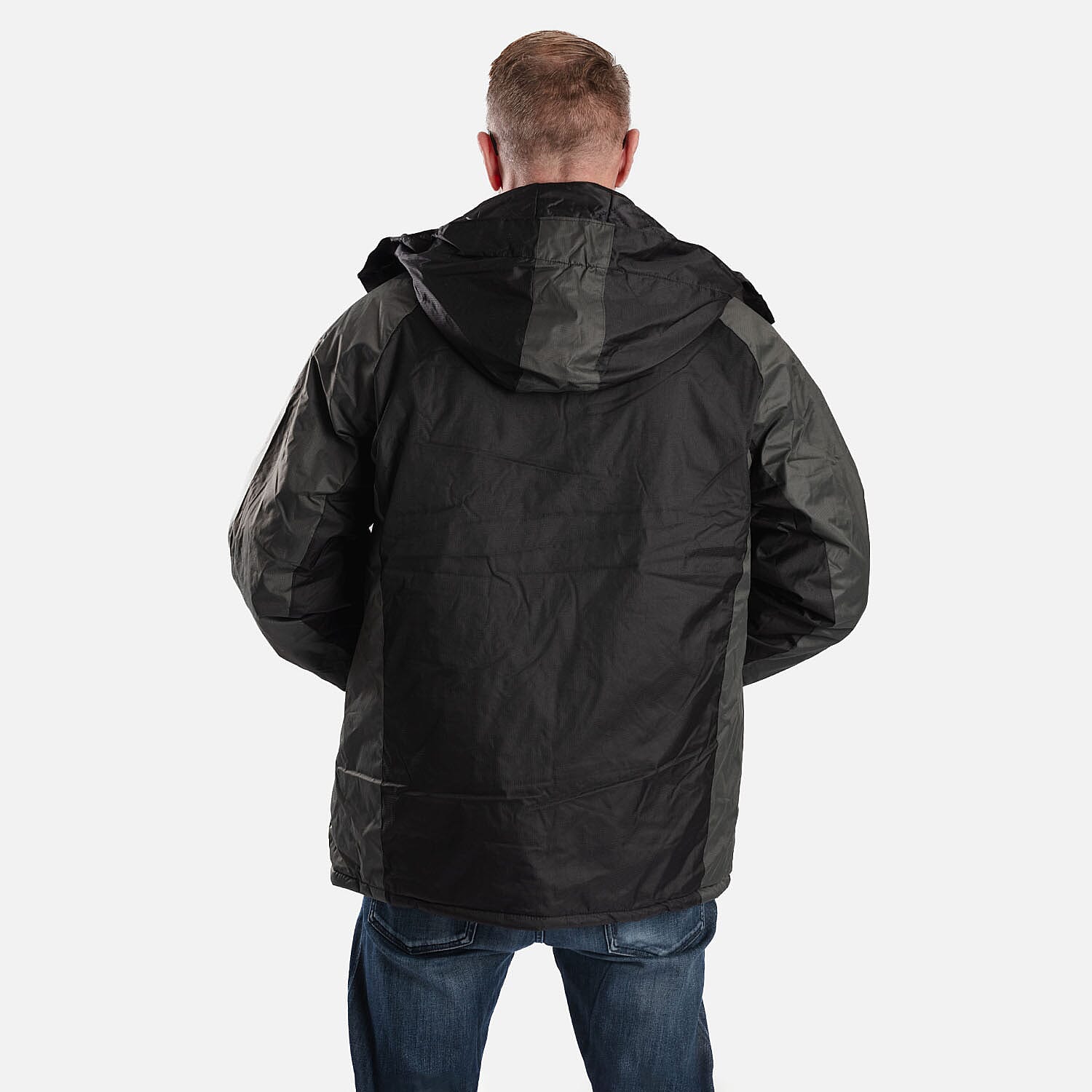 Charles Norton Polyester Jacket (Size 1x1 cm) - Black
