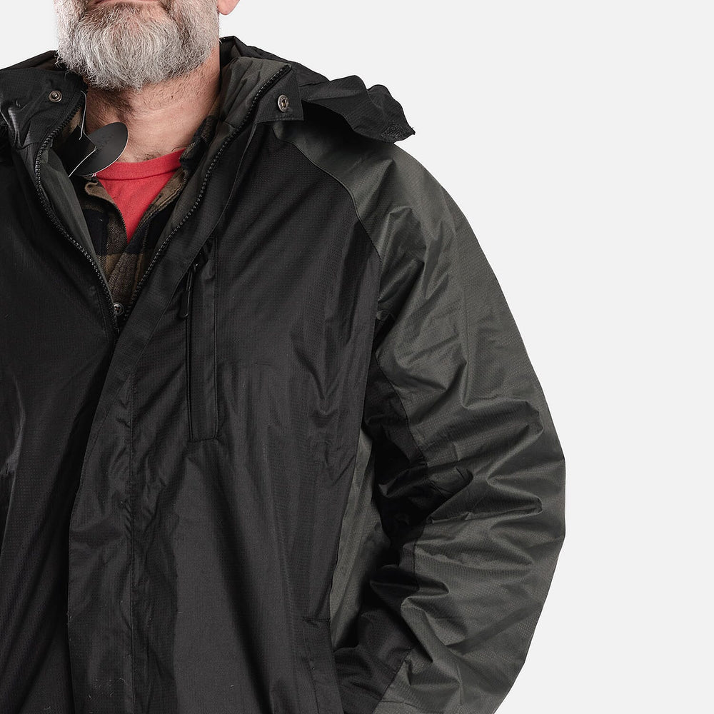 Charles Norton Polyester Jacket (Size 1x1 cm) - Black