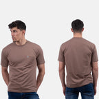 Charles Norton Chest Pocket T-Shirt (Size XXL, Fit 24 to 26) - Stone