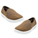Charles Southwell Mens Brett Canvas Shoes (Size 7) - Taupe