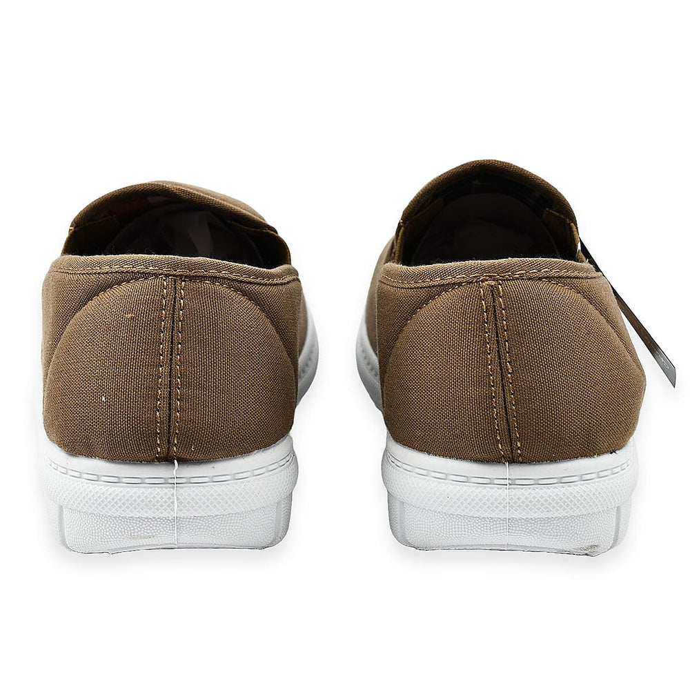 Charles Southwell Mens Brett Canvas Shoes (Size 7) - Taupe