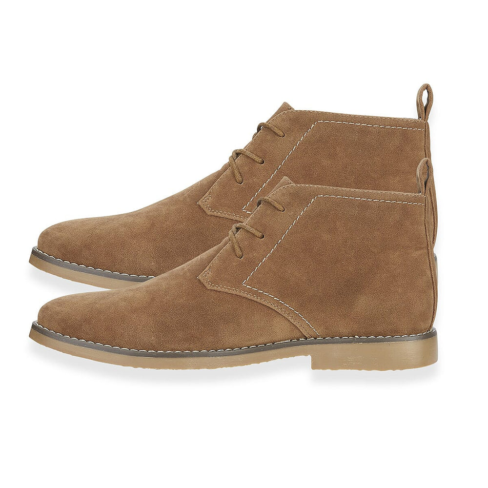 Charles Southwell Panama Suede Classic Mens Chukka Lace Up Boots (Size 7) - Sand