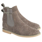 Charles Southwell Mens Suede Feel Chelsea Boots (Size 11) - Grey