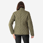 Charlotte West Autumn Winter GREENWICH Quilted Jacket (Size 16) - Green