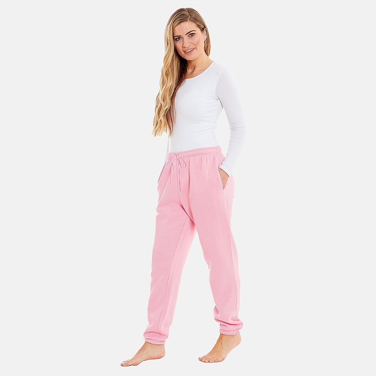 Charlotte West Ladies Cuffed Jogger (Size 8-10) - Pink