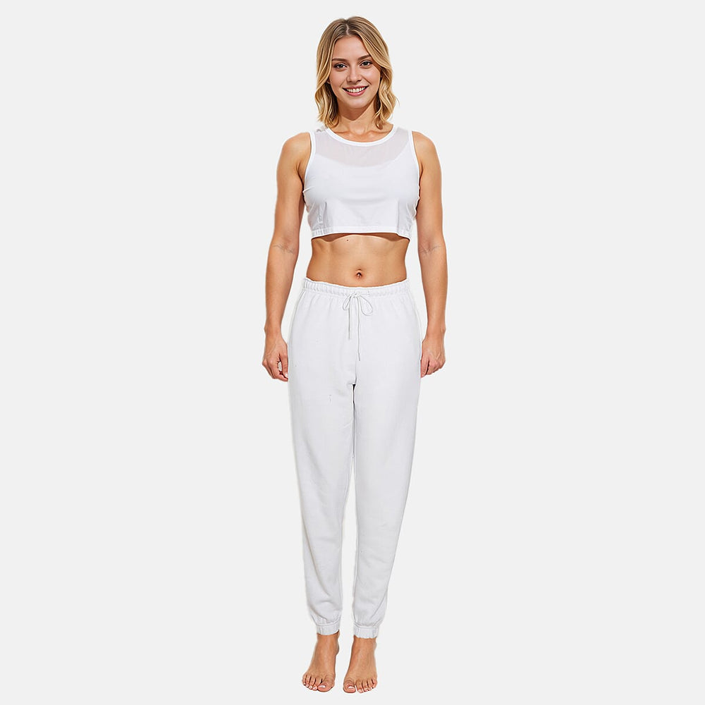 Charlotte West Ladies Cuffed Jogger (Size 12-14) - White