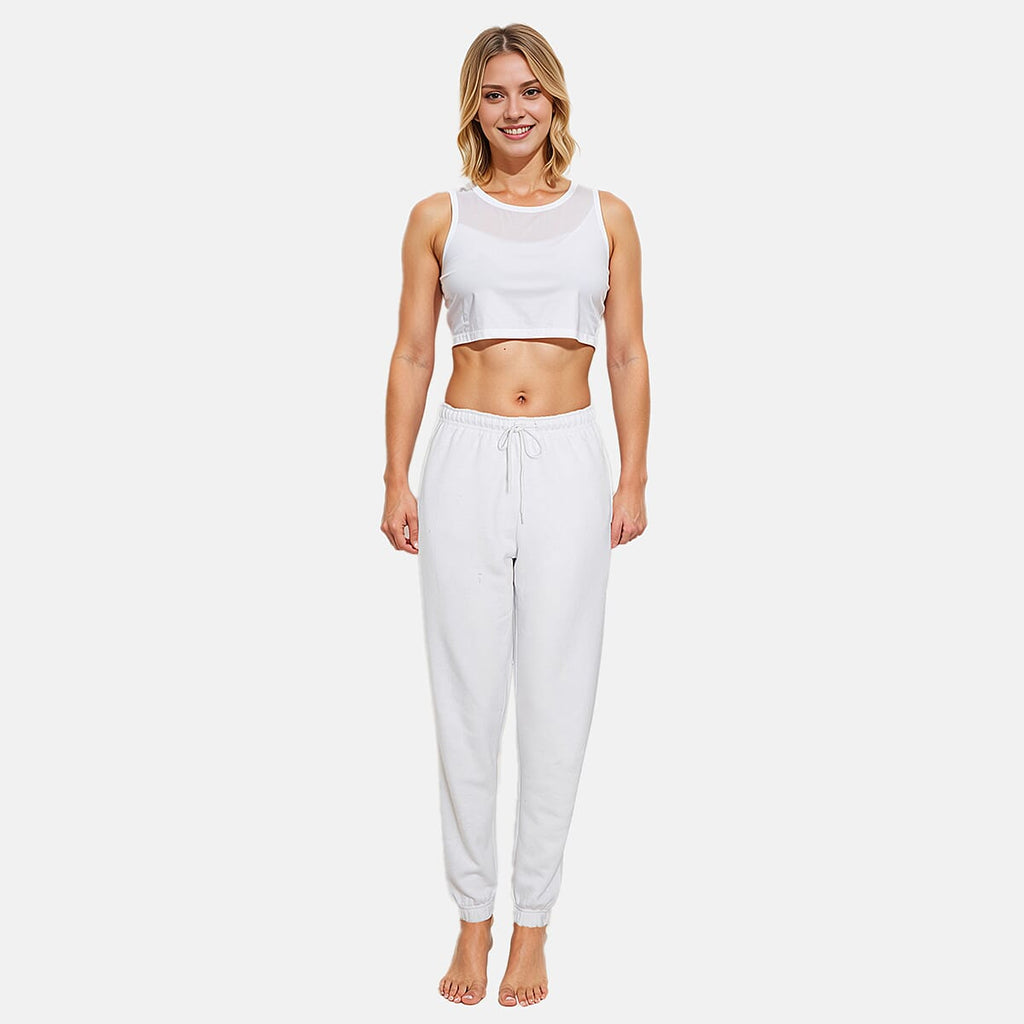 Charlotte West Ladies Cuffed Jogger (Size 16-18) - White