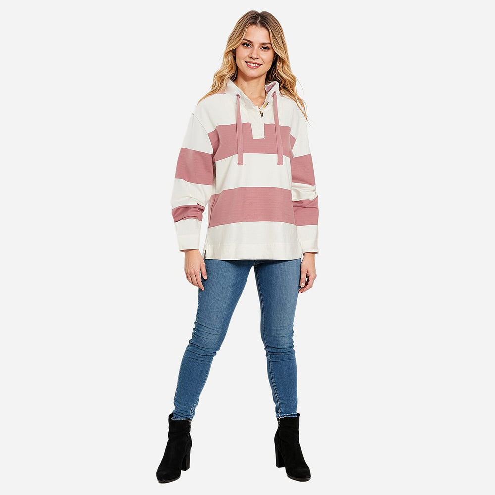 Charlotte West Cotton Sweat Shirt - Rose