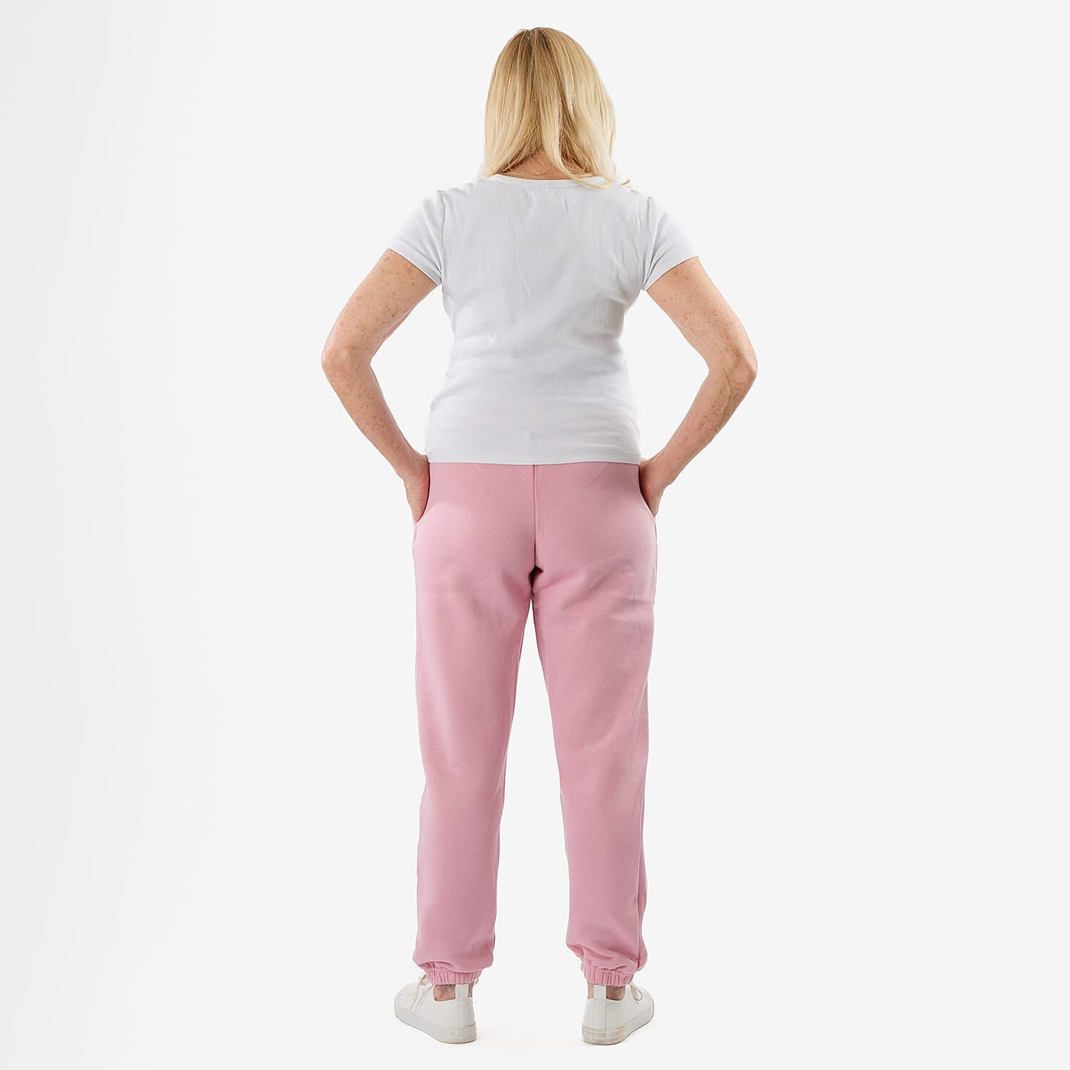 Charlotte West Ladies Cuffed Jogger (Size 8-10) - Pink