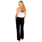 Charlotte West Linen Blend Ladies Trouser (Size 12) - Black