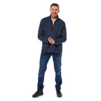 Arctic Storm Unisex Quarter Zip Top with Side Pockets (Size M) - Navy