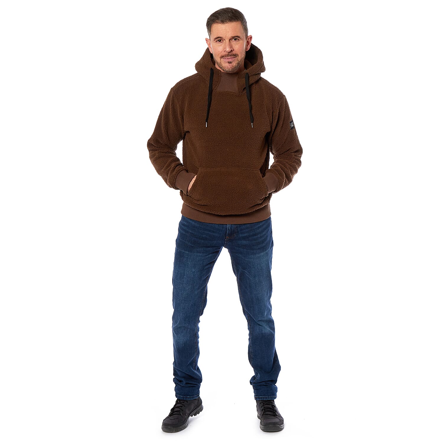 Charlotte West Leo Mens Fluffy Fleece Hoodie (Size XL) - Oliver