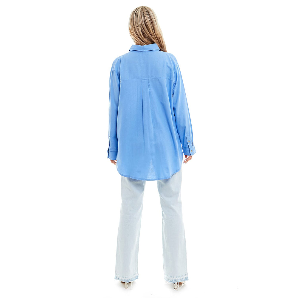 Charlotte West Ladies Linen Oversized Shirt