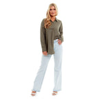 Charlotte West Ladies Linen Oversized Shirt