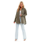 Charlotte West Ladies Linen Oversized Shirt