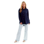 Charlotte West Ladies Linen Oversized Shirt