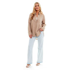 Charlotte West Ladies Linen Oversized Shirt