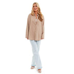 Charlotte West Ladies Linen Oversized Shirt