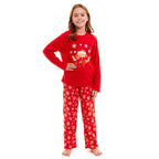 Childrens Robin Micro Fleece Pyjamas with Applique Top & Printed Trouser (Size 1-3) - Red