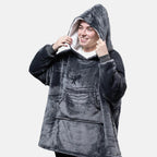 Oversized Hoodie Blanket - Charcoal