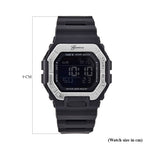 GENOA Designer Inspired Watch in Stainless Steel - Black