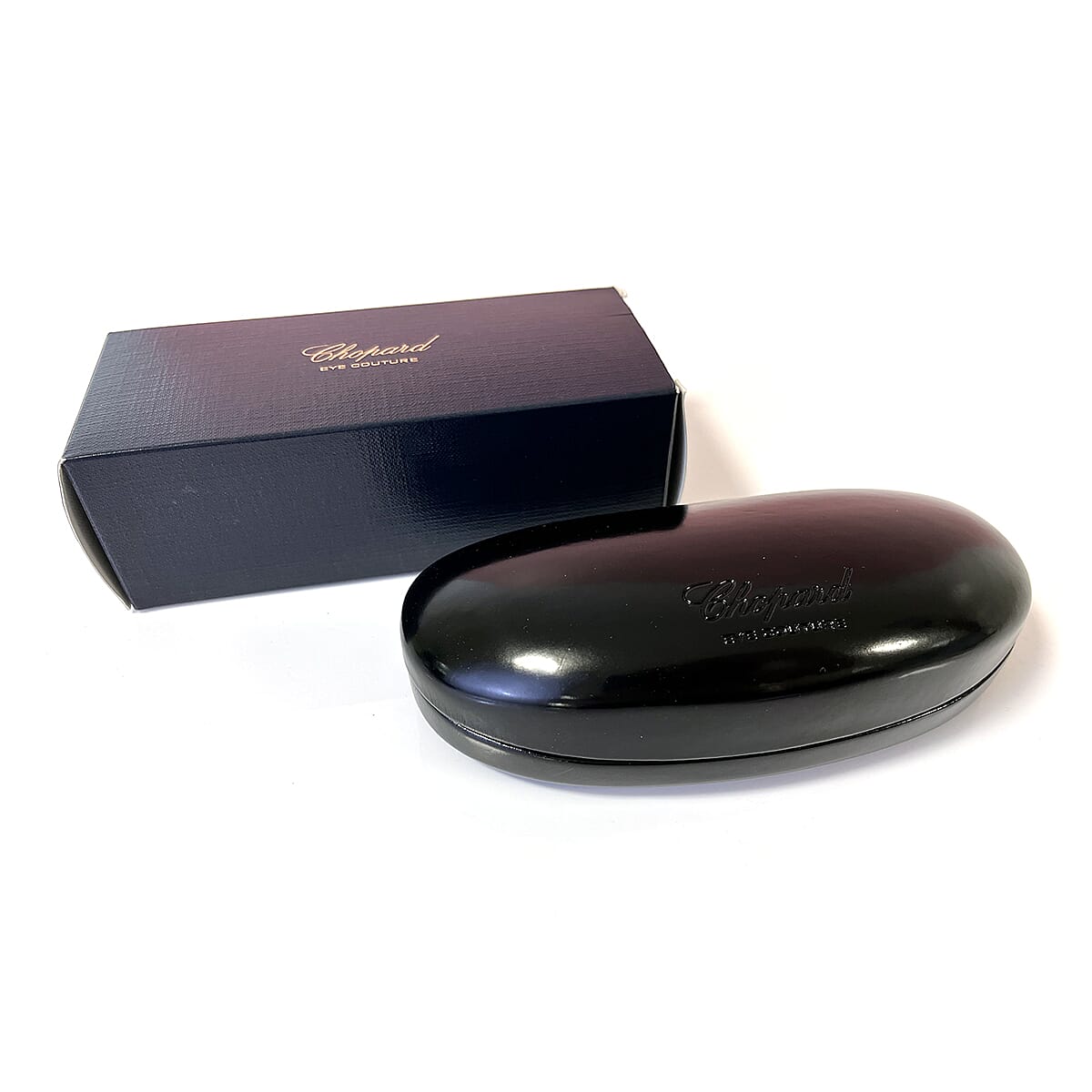 CHOPARD - Wraparound Rimless Eyewear with Tinted Lenses - Black - Silver