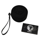 Closeout Deal - Versus Versace Designer 39mm Water Resistant Black Dial Watch with Black Silicon Strap
