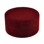 Christmas Dark Red Velvet Solid Pendant Box