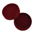 Christmas Dark Red Velvet Solid Pendant Box